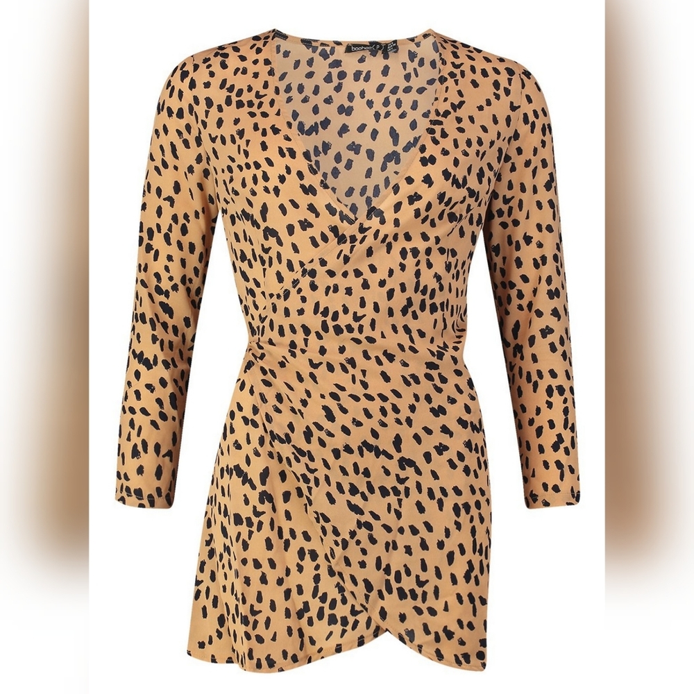 Wrap mini dress